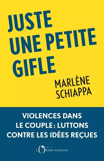 Juste une petite gifle - Marlène Schiappa - Humensis