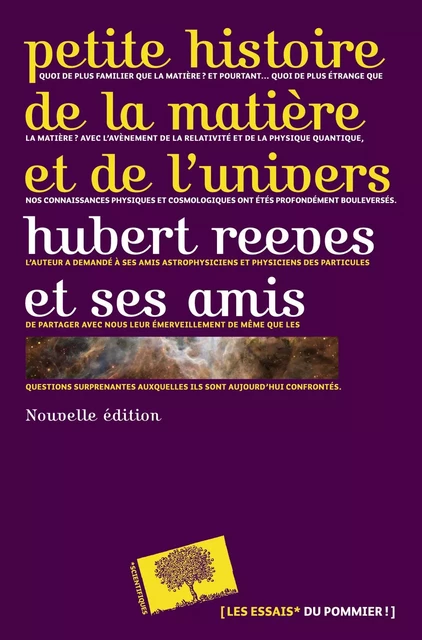 Petite histoire de la matière - Hubert Reeves - Humensis