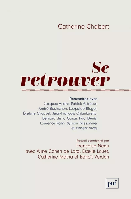 Se retrouver - Catherine Chabert - Humensis