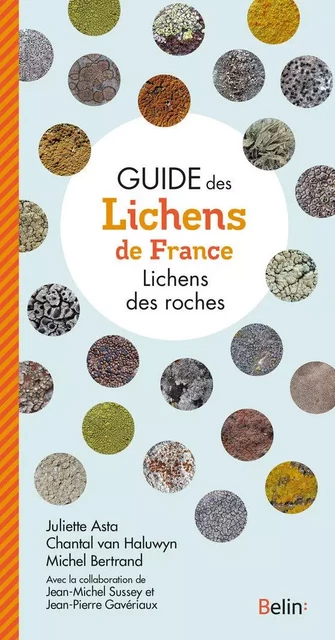 Guide des lichens de France - Lichens des roches - Juliette Asta, Michel Bertrand, Jean-Pierre Gaveriaux - Humensis