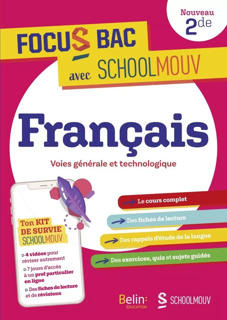 FOCUS BAC Français Seconde - Garance Kutukdjian, Charly Prabel-Guignard - Humensis