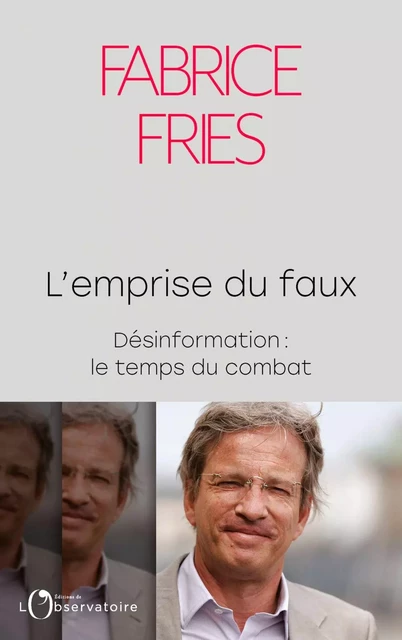 L'emprise du faux. Désinformation : le temps du combat - Fabrice Fries - Humensis