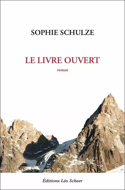 Le Livre ouvert -  Schulze - Editions Léo Scheer