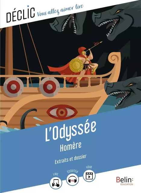 L'Odyssée -  Homère, Florence Cognard - Humensis