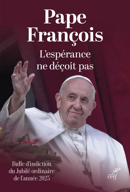 L'Espérance ne déçoit pas. Spes non confundit -  FRANCOIS PAPE - Editions du Cerf