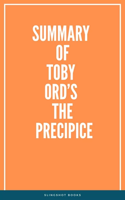 Summary of Toby Ord’s The Precipice -  Slingshot Books - Slingshot Books