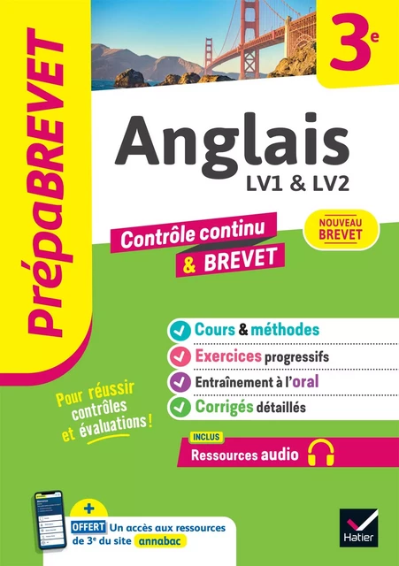 Prépabrevet - Anglais 3e - Brevet 2025 - Jeanne-France Bignaux, Wilfrid Rotgé - Hatier