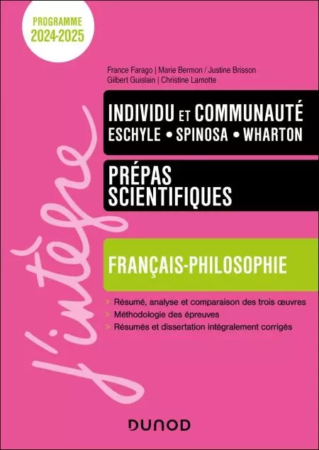 THEME  - Manuel Prépas scientifiques Français-Philosophie - 2024-2025 - France Farago - Dunod