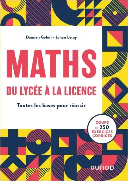 Mathématiques, du lycée à la Licence - Damien Gobin, Johan Leray - Dunod