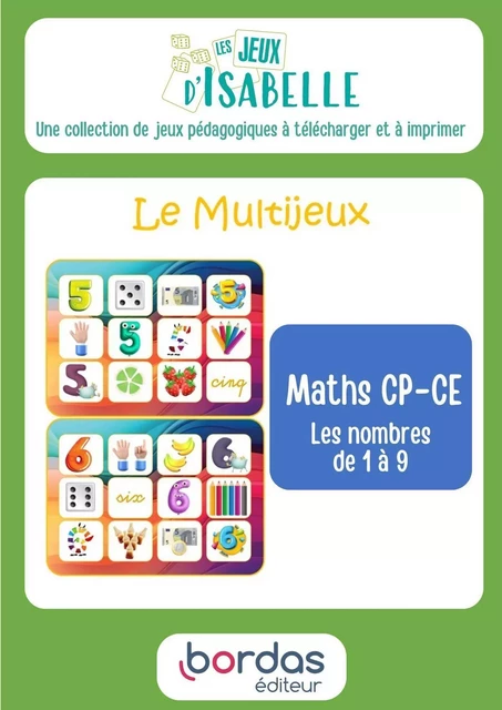 Le Multijeux - CP-CE - Les jeux d'Isabelle - Isabelle Kever - BORDAS