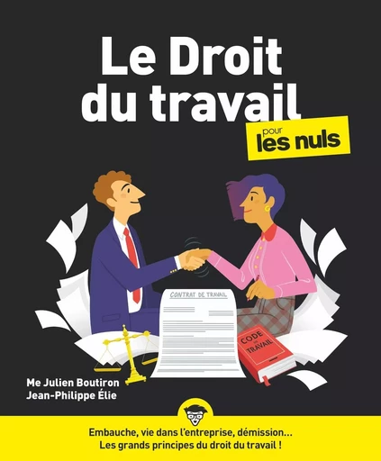 Le Droit du travail pour les Nuls, grand format, 6e éd - Julien BOUTIRON, Jean-Philippe ELIE - edi8