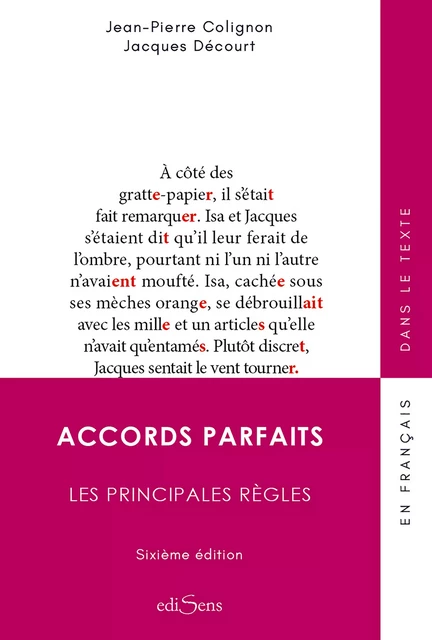 Accords parfaits - Jacques Decourt, Jean-Pierre Colignon - ediSens