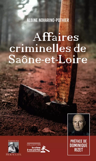 Affaires criminelles de Saône-et-Loire - Albine Novarino-Pothier - Editions Héraclite