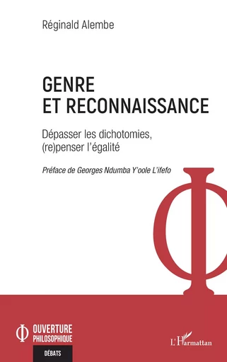 Genre et reconnaissance - Réginald Alembe - Editions L'Harmattan