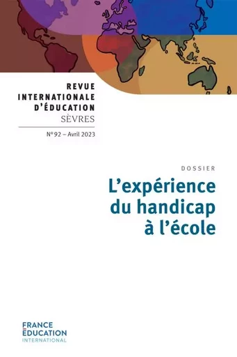 L'expérience du handicap à l'école - Revue 92 -  CIEP - Didier