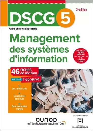 DSCG 5 Management des systèmes d'information - Fiches de révision - 3e éd. - Valérie Vo Ha, Christophe Felidj - Dunod