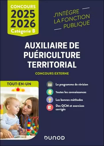 Concours Auxiliaire de puériculture territorial 2024-2025 - Odile Meyer, Franck Sajet, Nathalie Assouly-Brun, Marie-Hélène Hurtig, An Platteeuw, Frédéric Perrier - Dunod