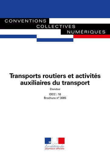 Transports routiers et activités auxiliaires du transport - Journaux Officels - Journaux officiels