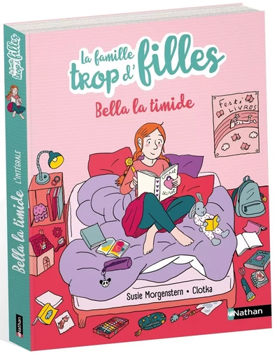 La famille trop d'filles : Bella la timide - Dès 7 ans - Livre numérique - Susie Morgenstern - Nathan