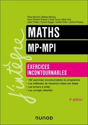 Maths - Exercices incontournables - MP-MPI - 4e éd.