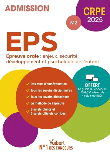 CRPE 2025 - EPS - Epreuve orale d'entretien (M2) - Marc Loison, Haimo Groenen, Aurore Huchez, Philippe Kapusta, Thibaut Kuehn, Sophie Necker, Sylvain Pasqualini - Vuibert