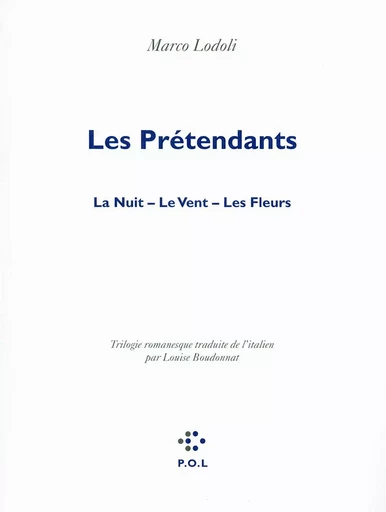 Les Prétendants - Marco Lodoli - POL Editeur