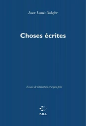 Choses écrites