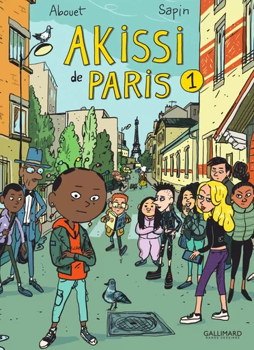 Akissi de Paris (Tome 1) - Marguerite Abouet, Mathieu Sapin - Éditions Gallimard BD