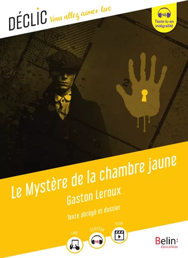 Le Mystère de la chambre jaune - Gaston Leroux, Cédric Hannedouche - Humensis