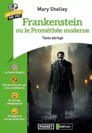 Frankenstein - Une œuvre une voix - Mary Shelley - Univers Poche