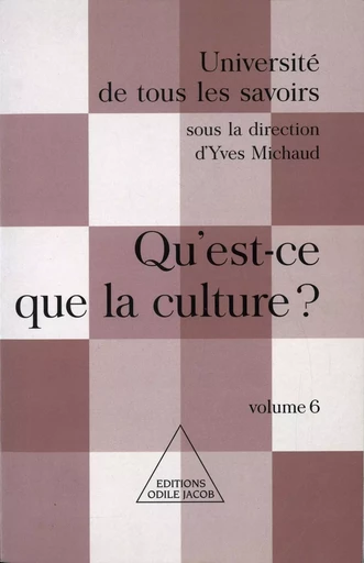 Qu'est-ce que la culture ? - Yves Michaud - Odile Jacob