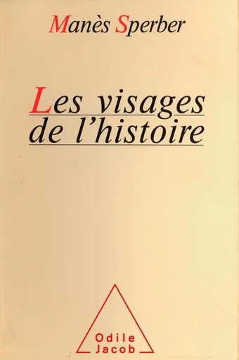 Les Visages de l'histoire - Manès Sperber - Odile Jacob