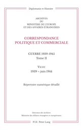 Correspondance politique et commerciale