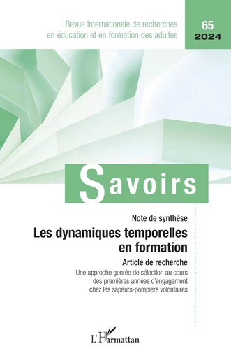 Les dynamiques temporelles en formation - Philippe Carré - Editions L'Harmattan