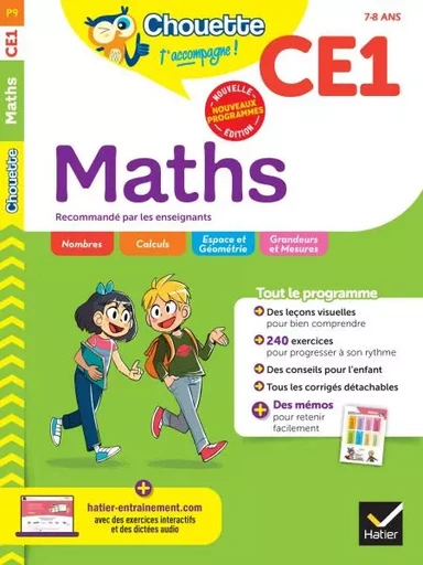 Chouette - Maths CE1 - Lucie Domergue, Juliette Domingie, Muriel Iribarne - Hatier