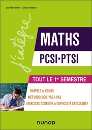 Maths PCSI-PTSI - Tout le 1er semestre