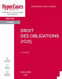 Droit des obligations 2025. 17e éd.