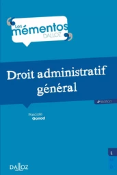 Droit administratif général 4ed