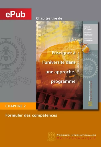 Formuler des compétences (Chapitre) - Richard Prégent, Huguette Bernard, Anastassis Kozanitis - Presses de l'Université de Montréal