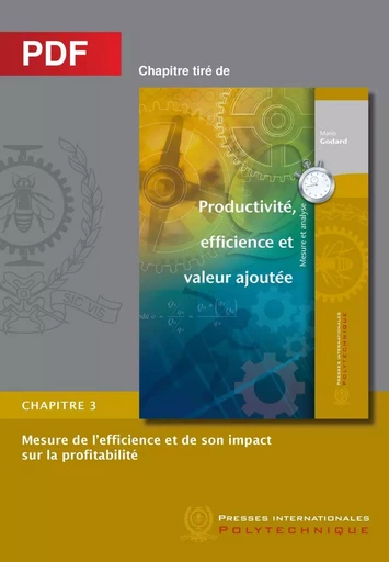 Mesure de l'efficience et de son impact sur la profitabilité (Chapitre PDF) - Mario Godard - Presses de l'Université de Montréal