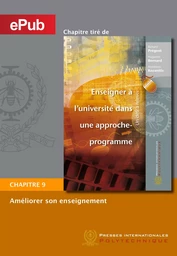 Améliorer son enseignement (Chapitre)