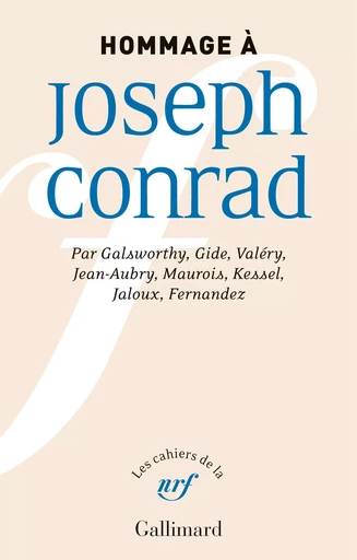 Hommage à Joseph Conrad -  Collectifs - Editions Gallimard