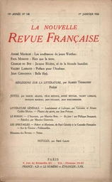 La Nouvelle Revue Française N' 148 (Janvier 1926)