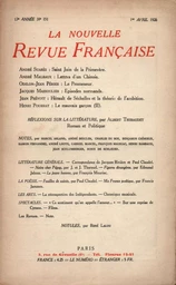 La Nouvelle Revue Française N' 151 (Avril 1926)