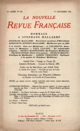 La Nouvelle Revue Française N' 158 (Novembre 1926)