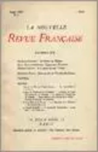 La Nouvelle Revue Française N' 4 (Mai 1909) -  Collectifs - Editions Gallimard - Revues NRF