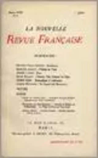 La Nouvelle Revue Française N' 5 (Juin 1909) -  Collectifs - Editions Gallimard - Revues NRF