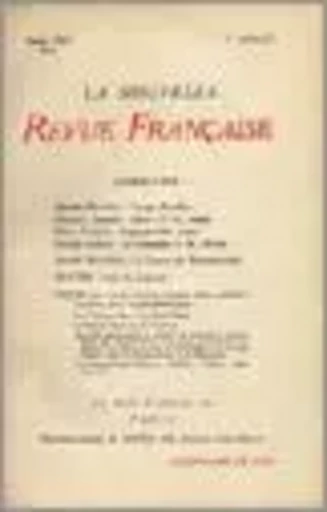 La Nouvelle Revue Française N' 6 (Juillet 1909) -  Collectifs - Editions Gallimard - Revues NRF