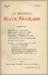 La Nouvelle Revue Française N' 6 (Juillet 1909)