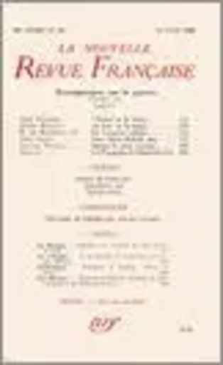 La Nouvelle Revue Française N' 321 (Juin 1940) -  Collectifs - Editions Gallimard - Revues NRF